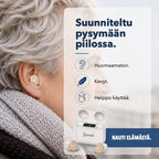 Ladattava ja huomaamaton äänenvahvistin