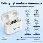 Ladattava ja huomaamaton äänenvahvistin